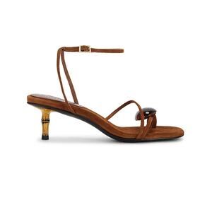 Jeffrey Campbell Suede Brown Carnelian Sandal Size 7